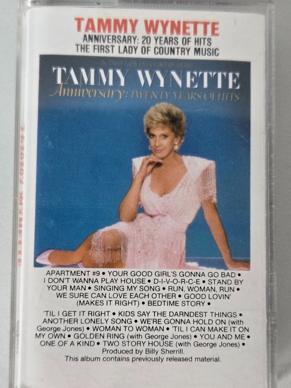 Tammy Wynette Cassette. Any 3 Cassettes For $15!